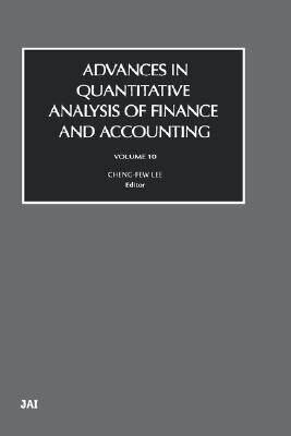【预售】Advances in Quantitative Analysis of Finance and