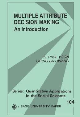 【预售】Multiple Attribute Decision Making: An Introduction