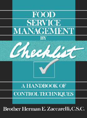 【预售】Food Service Management By Checklist: A Handbook Of
