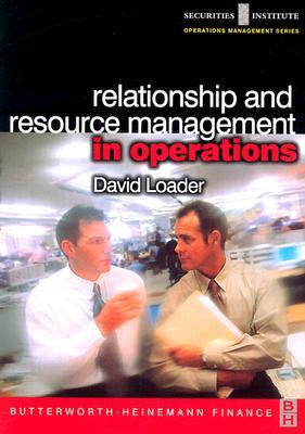 【预售】Relationship and Resource Management in Operations