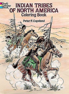 【预售】Indian Tribes of North America Coloring Book