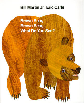 【预售】廖彩杏推荐书单第一周Brown Bear, Brown Bear, What Do You See?棕熊，棕熊，你看到了什么？ 艾瑞卡尔Eric Carle