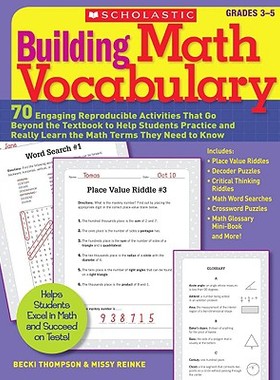 【预售】Building Math Vocabulary: 70 Engaging Reproducible