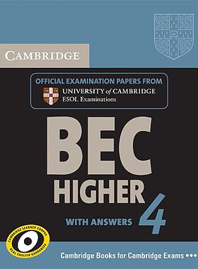 【预售】Cambridge BEC 4 Higher with Answers: Examination