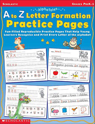 【预售】A to Z Letter Formation Practice Pages: Grades Pre