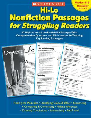 【预售】Hi-Lo Nonfiction Passages for Struggling Readers: