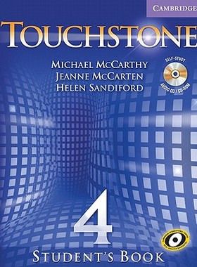 【预售】Touchstone Student's Book Level 4 [With CD-ROM/Audio