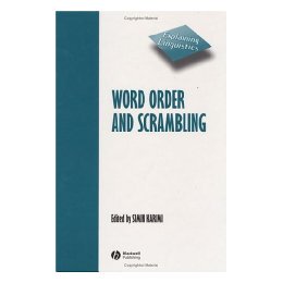 【预售】Word Order And Scrambling
