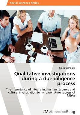 【预售】Qualitative Investigations During a Due Diligence