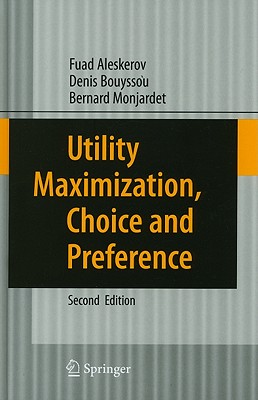 【预售】Utility Maximization, Choice and Preference
