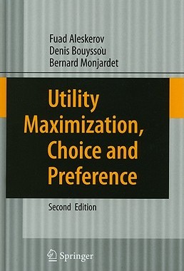 【预售】Utility Maximization, Choice and Preference