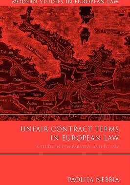 【预售】Unfair Contract Terms in European Law: A Study in