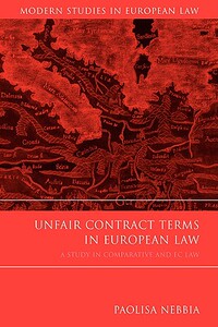 【预售】Unfair Contract Terms in European Law: A Study in