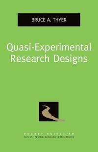 Research Experimental Quasi Designs 预售