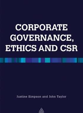 【预售】Corporate Governance, Ethics and Csr