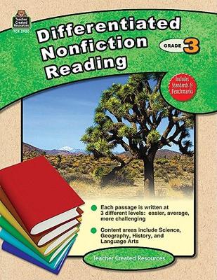 【预售】Differentiated Nonfiction Reading, Grade 3