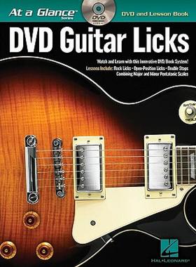 【预售】DVD Guitar Licks [With DVD]