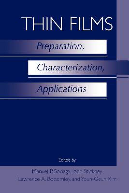 【预售】Thin Films: Preparation, Characterization