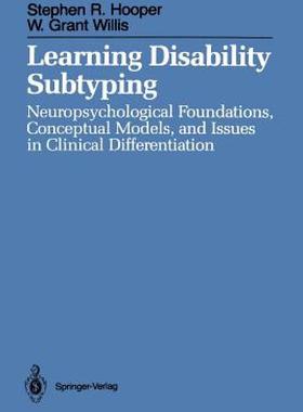 【预售】Learning Disability Subtyping: Neuropsychological