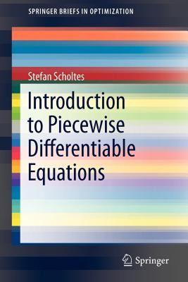 【预售】Introduction to Piecewise Differentiable Equations