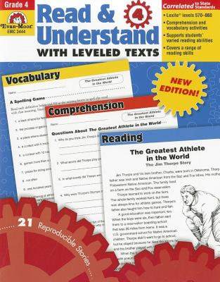 【预售】Read & Understand with Leveled Texts, Grade 4