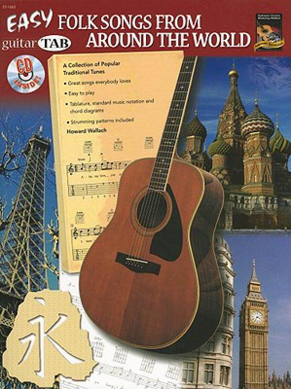 【预售】Easy Guitar Tab Folk Songs from Around the World
