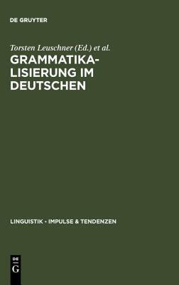 【预售】Grammatikalisierung Im Deutschen