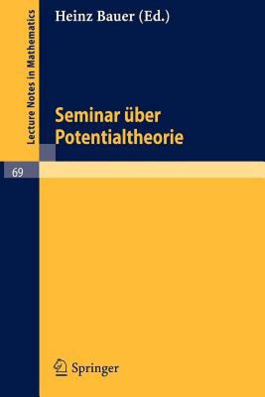【预售】Seminar Uber Potentialtheorie
