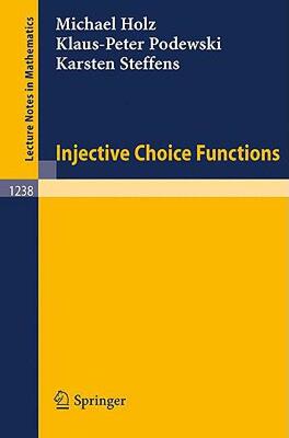 【预售】Injective Choice Functions