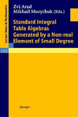 【预售】Standard Integral Table Algebras Generated by a