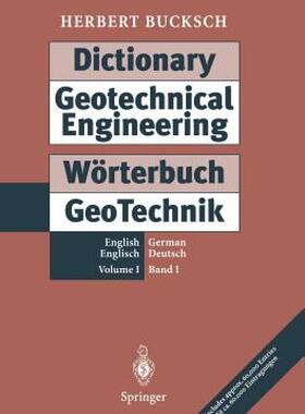 【预售】Dictionary Geotechnical Engineering/ Worterbuch