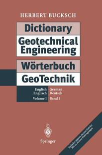 【预售】Dictionary Geotechnical Engineering/ Worterbuch
