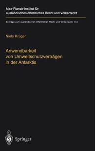 【预售】Anwendbarkeit Von Umweltschutzvertragen in Der