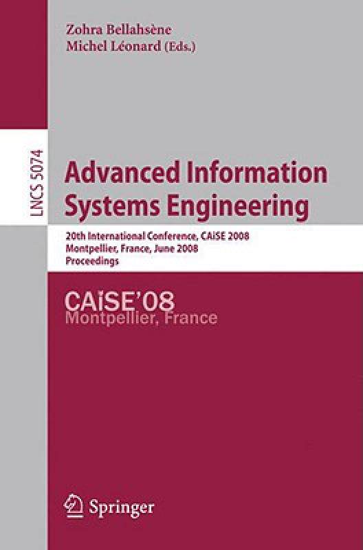 【预售】Advanced Information Systems Engineering