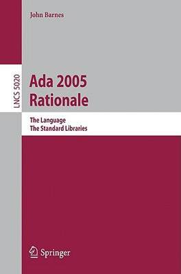 【预售】Ada 2005 Rationale: The Language, the Standard