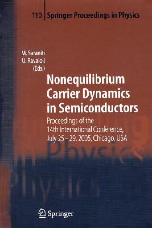 【预售】Nonequilibrium Carrier Dynamics in Semiconductors: