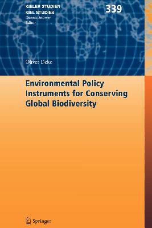 【预售】Environmental Policy Instruments for Conserving