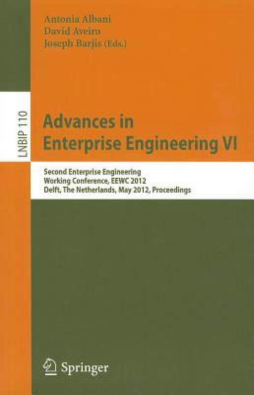 【预售】Advances in Enterprise Engineering VI: Second