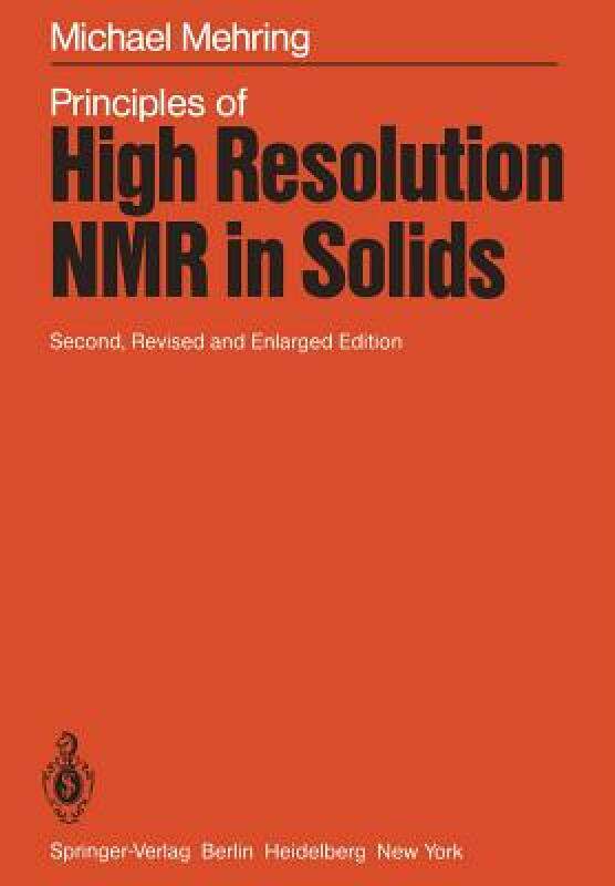【预售】Principles of High Resolution NMR in Solids