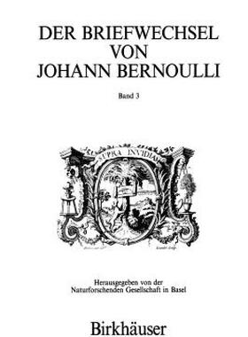 【预售】Der Briefwechsel Von Johann I Bernoulli: Band 3: Der