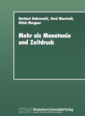 【预售】Mehr ALS Monotonie Und Zeitdruck: Soziale