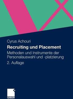 【预售】Recruiting Und Placement: Methoden Und Instrumente