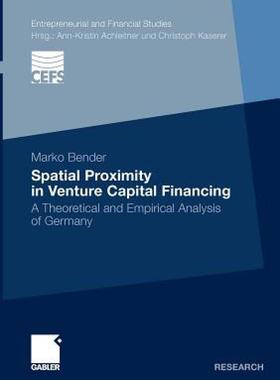 【预售】Spatial Proximity in Venture Capital Financing: A