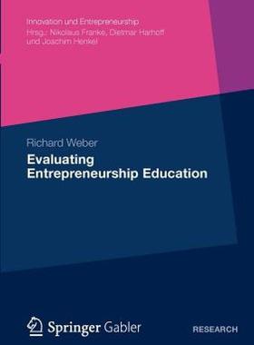 【预售】Evaluating Entrepreneurship Education