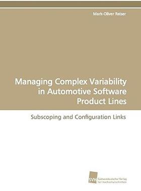 【预售】Managing Complex Variability in Automotive Software