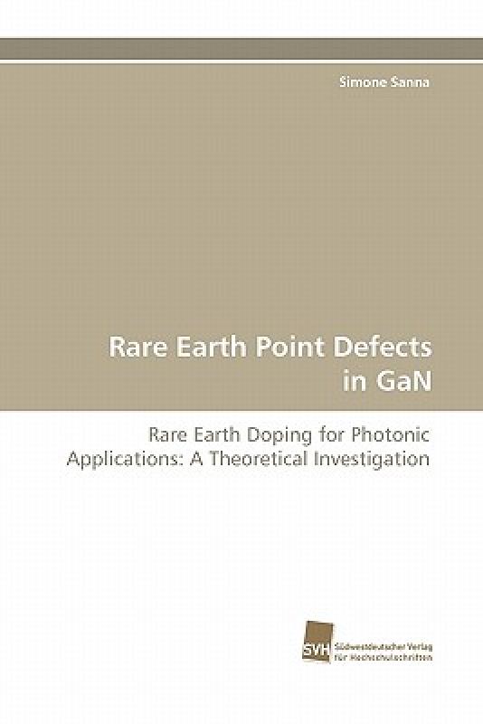 【预售】Rare Earth Point Defects in Gan