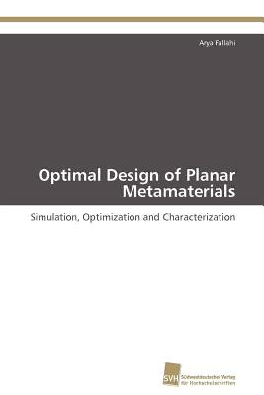 【预售】Optimal Design of Planar Metamaterials 书籍/杂志/报纸 原版其它 原图主图