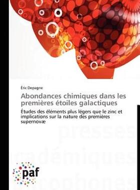 【预售】Abondances Chimiques Dans Les Premi Res Toiles