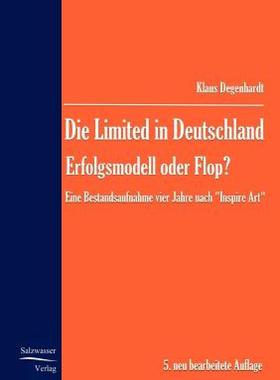 【预售】Die Limited in Deutschland - Erfolgsmodell Oder