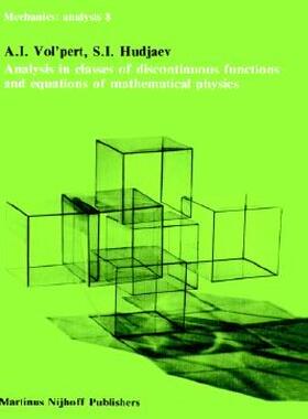 【预售】Analysis in Classes of Discontinuous Functions and